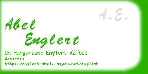 abel englert business card